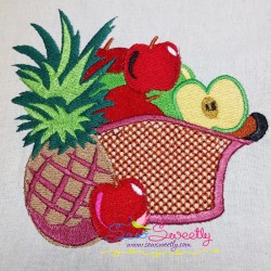 Colorful Fruit Baskets Embroidery Design Bundle-5