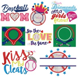 Baseball Embroidery Design Bundle-1