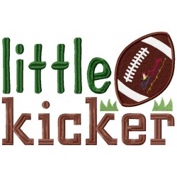 Little Kicker Embroidery Design Pattern-1