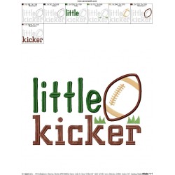 Little Kicker Applique Design Pattern-2