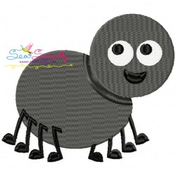 Halloween Spider Embroidery Design Pattern-1