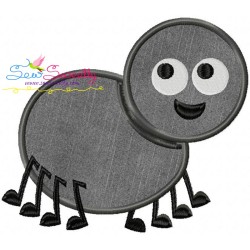 Halloween Spider Applique Design Pattern-1