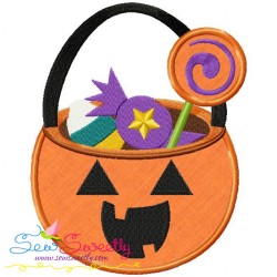 Halloween Candy Applique Design Pattern-1