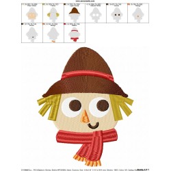 Scarecrow-2 Embroidery Design Pattern-2