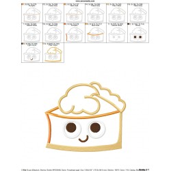 Pumpkin Pie Applique Design Pattern-2