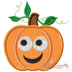 Pumpkin Applique Design Pattern-1