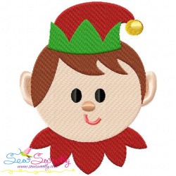 Cute Elf Embroidery Design Pattern-1