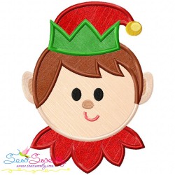 Cute Elf Applique Design Pattern-1