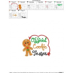 Official Cookie Tester Embroidery Design Pattern-2