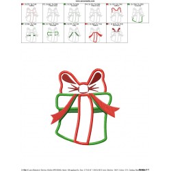 Gift Applique Design Pattern-2