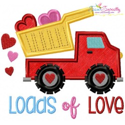 Loads of Love Applique Design Pattern-1
