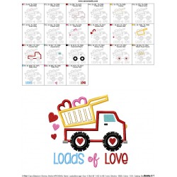 Loads of Love Applique Design Pattern-2