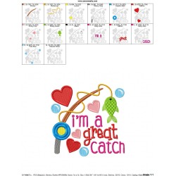 I'm a Great Catch Embroidery Design Pattern-2