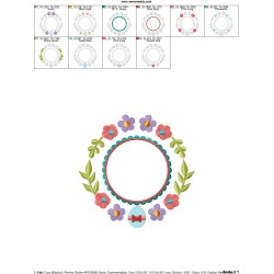 Easter Spring Frame Embroidery Design Pattern-2