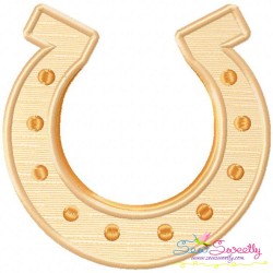 St.Patrick's Day Horseshoe Applique Design Pattern-1
