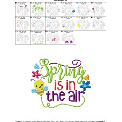 Spring Is In The Air Embroidery Design Pattern-2