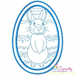 Bean Stitch Artistic Easter Egg Embroidery Design-7-1
