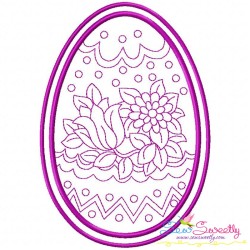 Bean Stitch Artistic Easter Eggs Embroidery Design Bundle-11