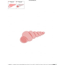 Shell-3 Embroidery Design Pattern-2