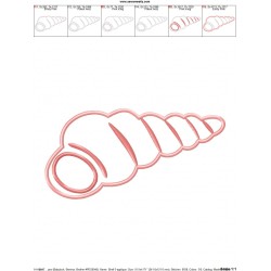Shell-3 Applique Design Pattern-2
