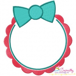 Summer Flower Frame-5 Embroidery Design Pattern-1