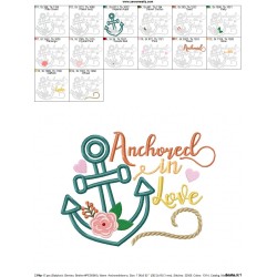 Anchored In Love Applique Design Pattern-2