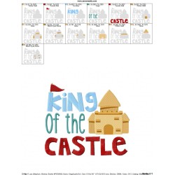 King of The Castle Embroidery Design Pattern-2