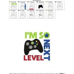I'm So Next Level Embroidery Design Pattern-2