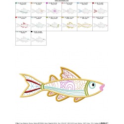 Magic Fish-09 Embroidery Design Pattern-2