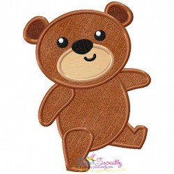 Bear Applique Design Pattern-1