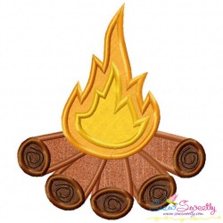 Campfire Applique Design Pattern-1