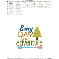 Everyday Adventure Embroidery Design Pattern-2