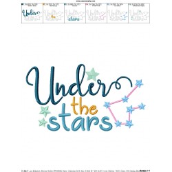 Under The Stars Embroidery Design Pattern-2