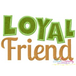 Loyal Friend Applique Design Pattern-1