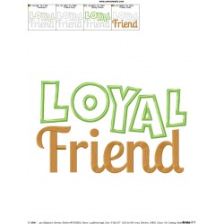 Loyal Friend Applique Design Pattern-2