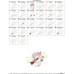 Magic Unicorn-6 Embroidery Design Pattern-2