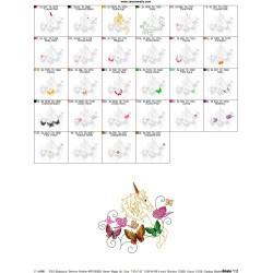 Magic Unicorn-8 Embroidery Design Pattern-2