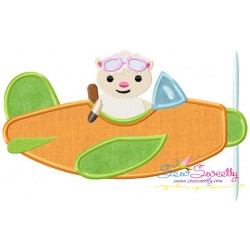 Sheep Pilot Applique Design Pattern-1