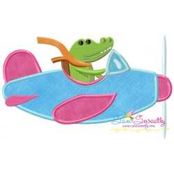 Cute Pilot Animals Applique Embroidery Design Bundle-2