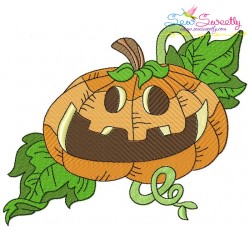 Halloween Pumpkin-7 Embroidery Design Pattern-1