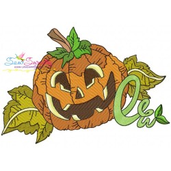 Halloween Pumpkins Embroidery Design Bundle-2