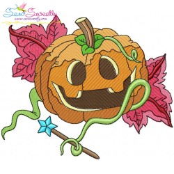 Halloween Pumpkins Embroidery Design Bundle-5