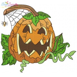 Halloween Pumpkins Embroidery Design Bundle-7