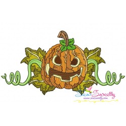 Halloween Pumpkins Embroidery Design Bundle-9