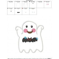 Little Ghost-9 Applique Design Pattern-2