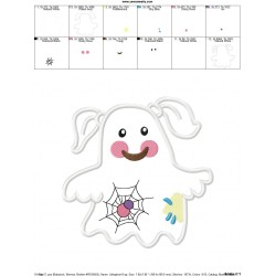 Little Ghost-6 Applique Design Pattern-2