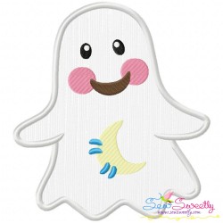 Little Ghosts Applique Embroidery Design Bundle-2