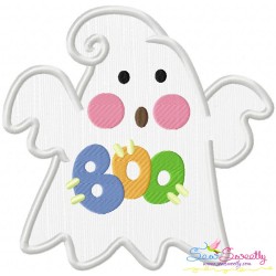 Little Ghosts Applique Embroidery Design Bundle-9