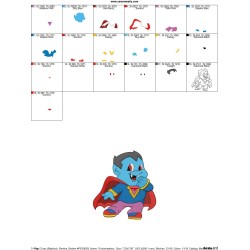 Trick or Treat Boy-1 Embroidery Design Pattern-2