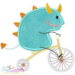 Halloween Bike- Monster-2 Applique Design Pattern-1